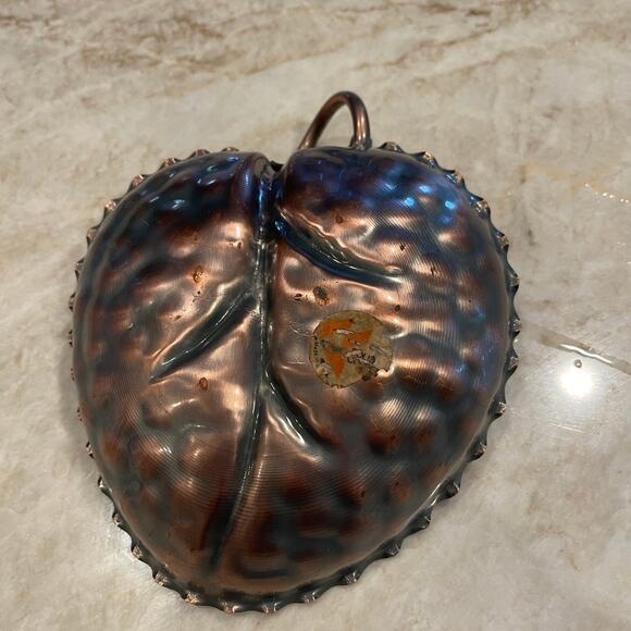 Vintage Gregorian Copper solid copper leaf shaped tr - Picture 10 of 10